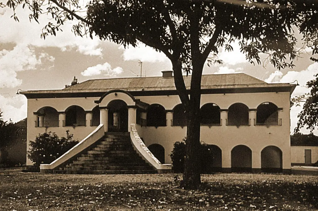 Imagen histórica de la Hacienda Santa Ana en Bayamón, Puerto Rico